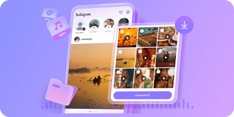 App del descargador de Instagram privado